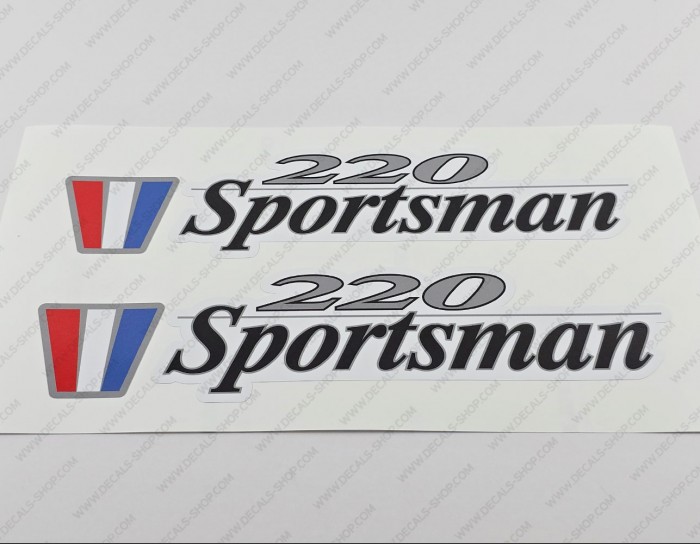 Wellcraft 220 Sportsman Boat Decal Set of 2 x 14"
